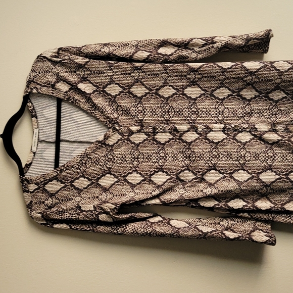 Caution to the Wind Snake Pattern Dress Size Large - Picture 3 of 5